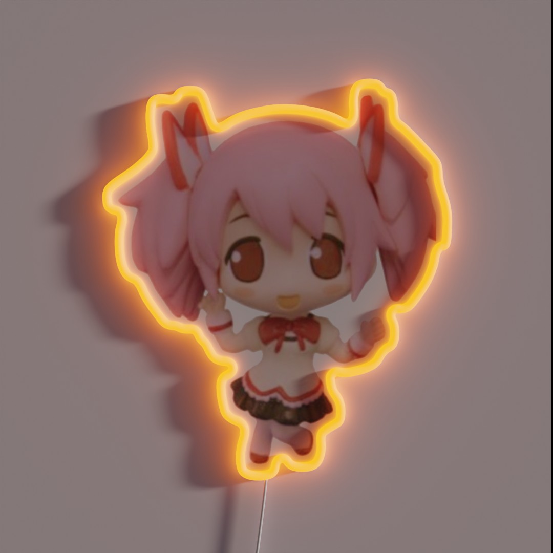 Smol Madoka RGB Neon Sign Smol Madoka RGB Neon Sign