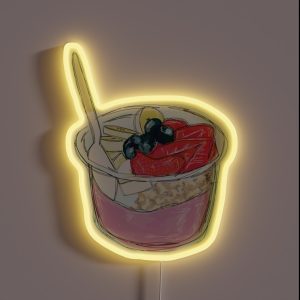 Smoothie Bowl RGB Neon Sign