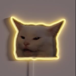 Smudge The Cat Meme RGB Neon Sign Smudge The Cat Meme RGB Neon Sign