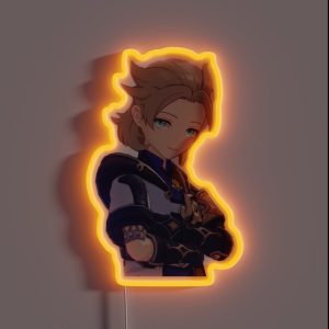 Smug Albedo Smirk RGB Neon Sign Smug Albedo Smirk RGB Neon Sign