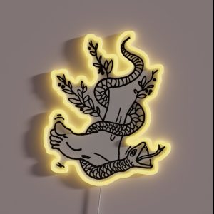 Snake Crusher RGB Neon Sign