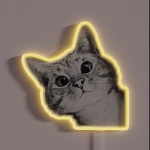 Sneaky Cat RGB Neon Sign