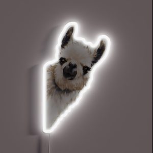 Sneaky Llama RGB Neon Sign