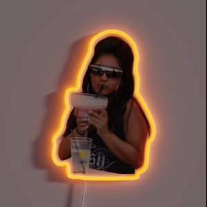 Snooki Pink Drink Mood RGB Neon Sign