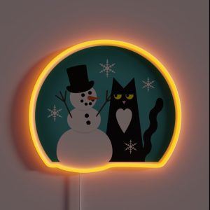 Snow Cat RGB Neon Sign Snow Cat RGB Neon Sign