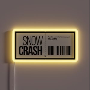 Snow Crash Free Sample RGB Neon Sign