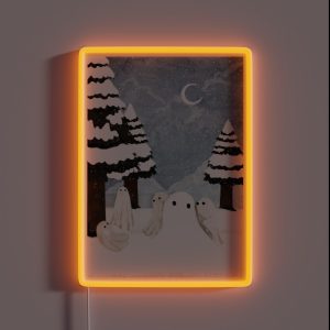 Snow Ghosts RGB Neon Sign