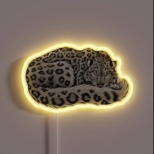 Snow Leopard RGB Neon Sign Snow Leopard RGB Neon Sign