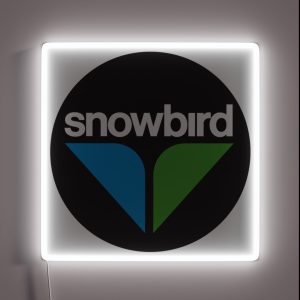 Snowbird Ski Resort Logo RGB Neon Sign