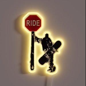 Snowboard Directions RGB Neon Sign Snowboard Directions RGB Neon Sign