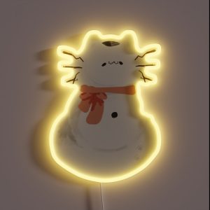 Snowcat Roan RGB Neon Sign