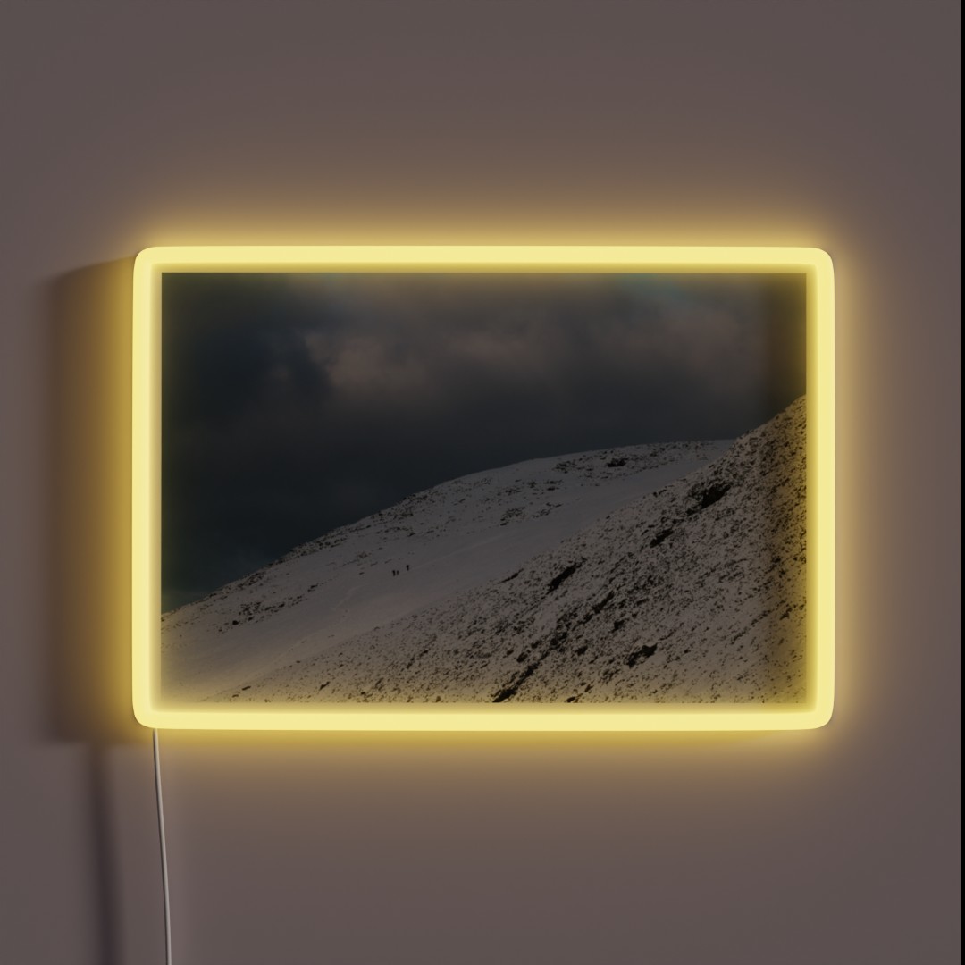 Snowy Mountain RGB Neon Sign Snowy Mountain RGB Neon Sign