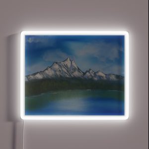 Snowy Mountain RGB Neon Sign