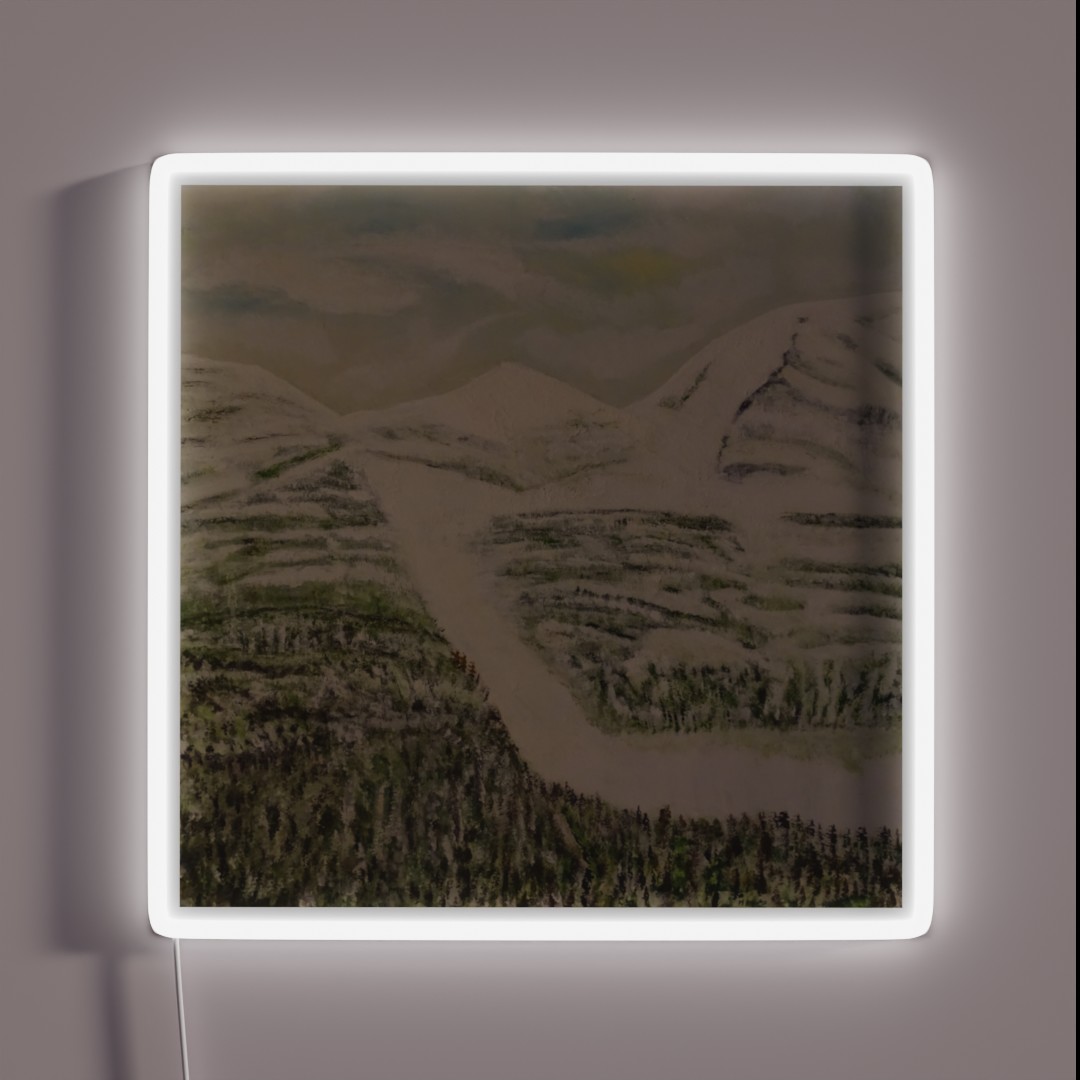 Snowy Mountain RGB Neon Sign Snowy Mountain RGB Neon Sign