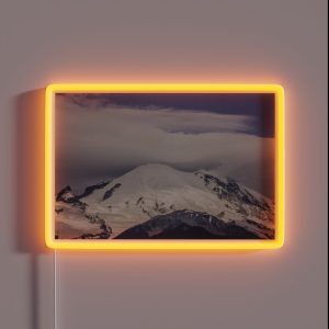 Snowy Mountain Top RGB Neon Sign Snowy Mountain Top RGB Neon Sign