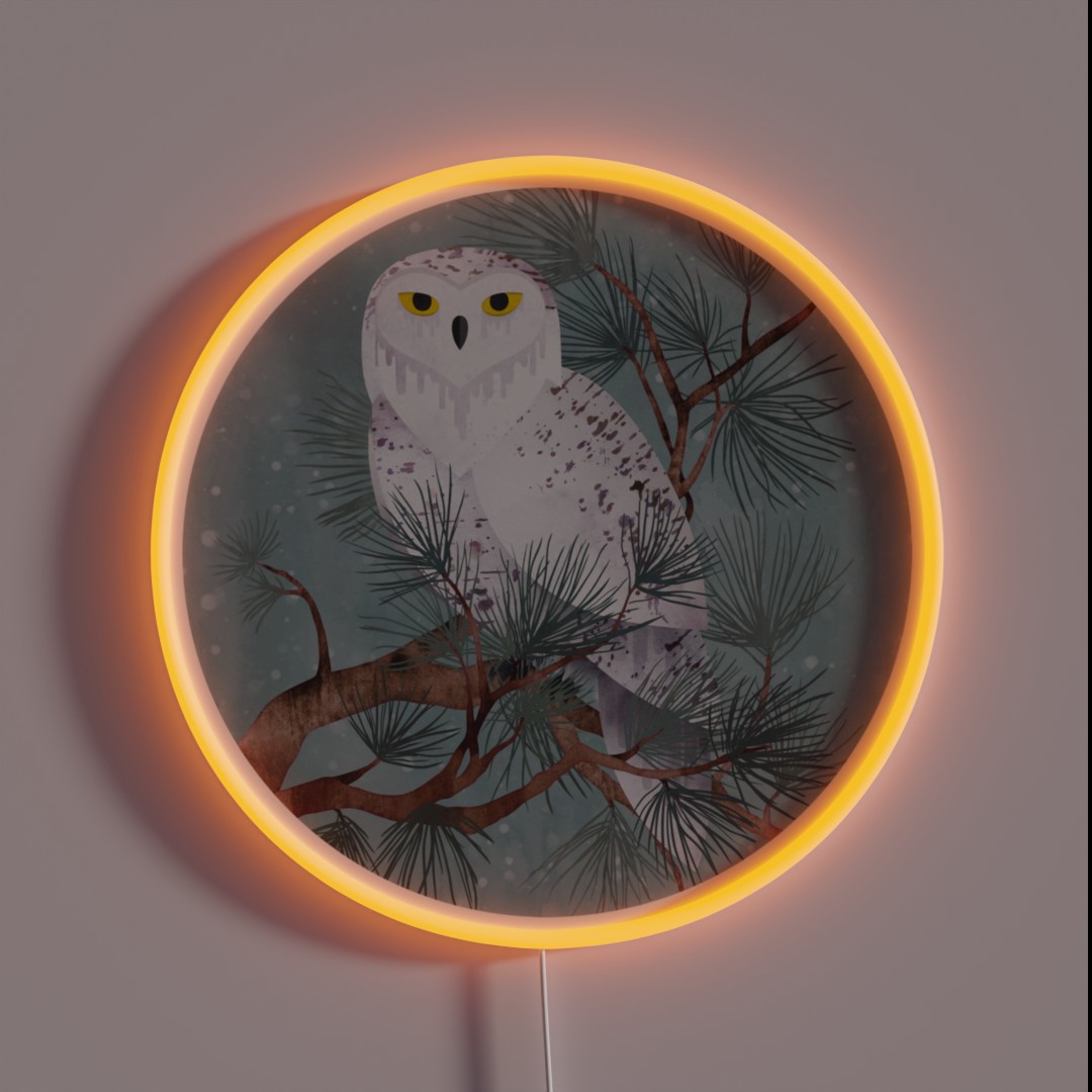 Snowy RGB Neon Sign Snowy RGB Neon Sign