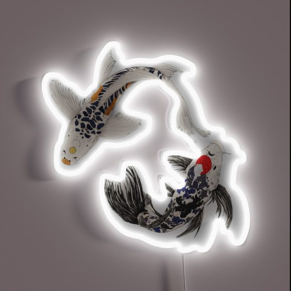 SNS Koi Fish RGB Neon Sign