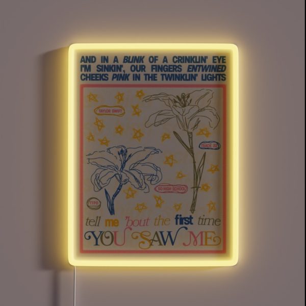 So High School Taylor Swift RGB Neon Sign