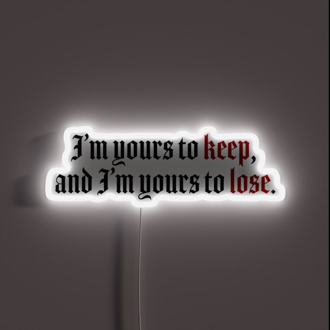 So It Goes Taylor Swift RGB Neon Sign So It Goes Taylor Swift RGB Neon Sign