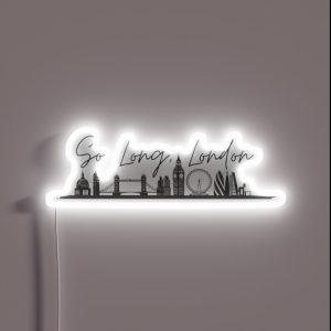 So Long London The Tortured Poets Department Taylor Swift RGB Neon Sign