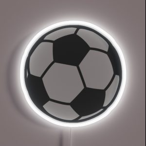 Soccer Football Emoji RGB Neon Sign