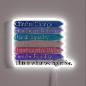 Social Issues RGB Neon Sign