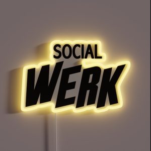 Social Werk RGB Neon Sign Social Werk RGB Neon Sign