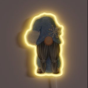 Soft And Sparkly Winter Gnome Light Skin RGB Neon Sign Soft And Sparkly Winter Gnome Light Skin RGB Neon Sign