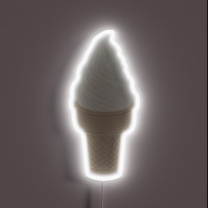 Soft Serve Ice Cream RGB Neon Sign Soft Serve Ice Cream RGB Neon Sign