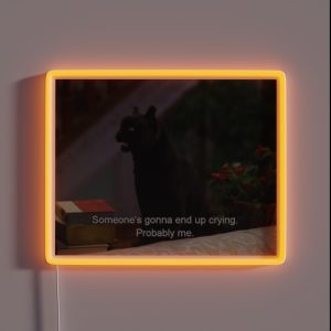 Someone S Gonna End Up Crying Probably Me RGB Neon Sign