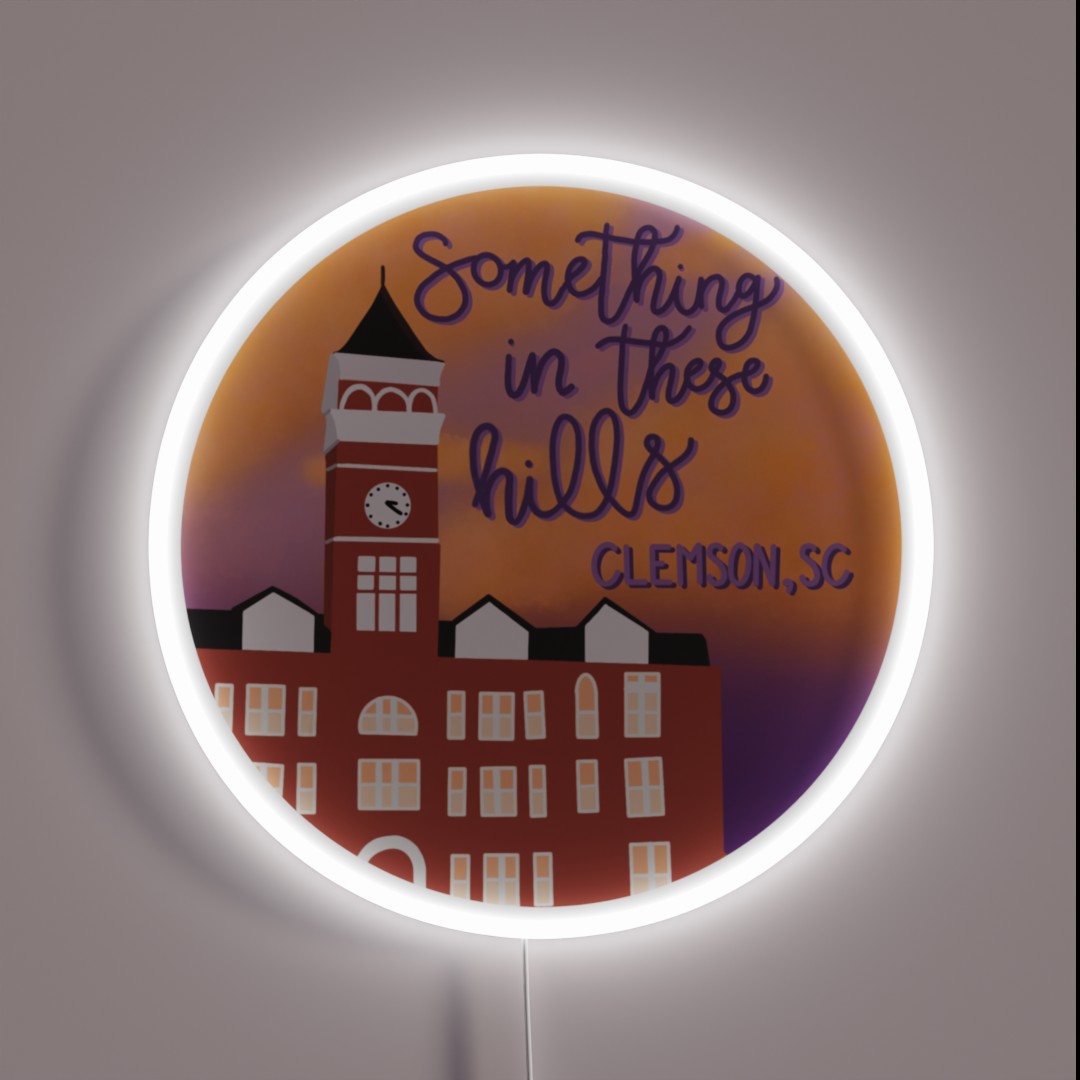 Something In These Hills RGB Neon Sign Something In These Hills RGB Neon Sign