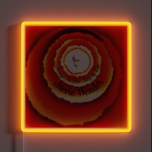 Songs In The Key Of Life Album Heartlaw RGB Neon Sign Songs In The Key Of Life Album Heartlaw RGB Neon Sign