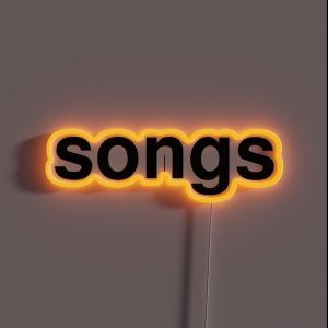 Songs RGB Neon Sign Songs RGB Neon Sign