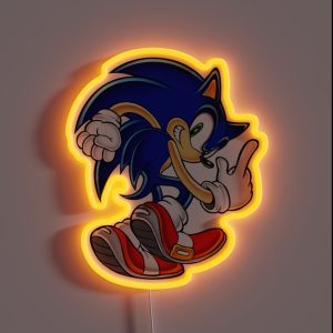Sonic The Hedgehog RGB Neon Sign