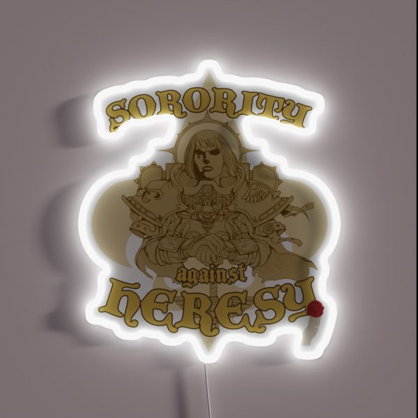 Sorority Against Heresy RGB Neon Sign