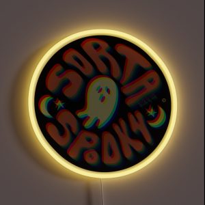Sorta Spooky 3D RGB Neon Sign