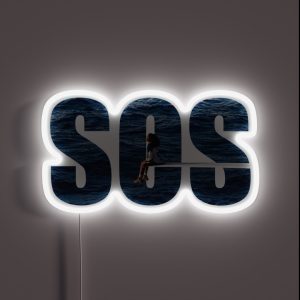 SOS SZA RGB Neon Sign SOS SZA RGB Neon Sign
