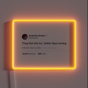 Soulja Boy Tweet RGB Neon Sign