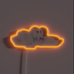 Soulmate Swans RGB Neon Sign