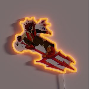 Souls Totally Tubular Trident RGB Neon Sign Souls Totally Tubular Trident RGB Neon Sign