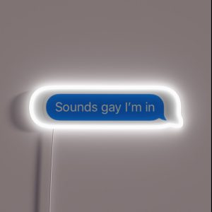 Sounds Gay I M In RGB Neon Sign