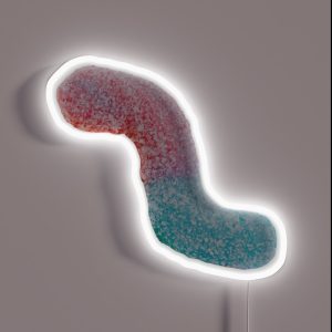 Sour Gummy Worm Red And Blue RGB Neon Sign Sour Gummy Worm Red And Blue RGB Neon Sign