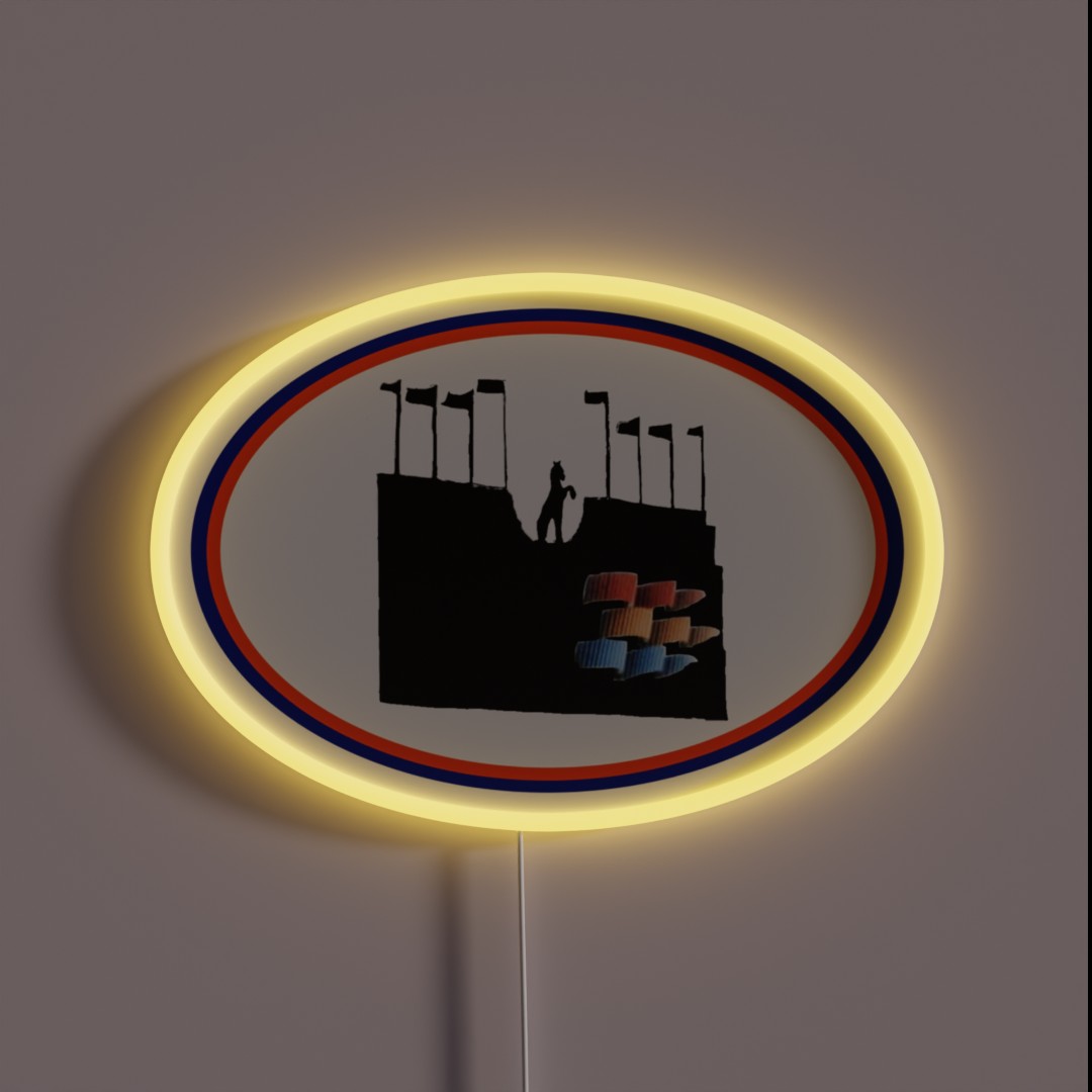 South Stands Mile High Stadium RGB Neon Sign South Stands Mile High Stadium RGB Neon Sign