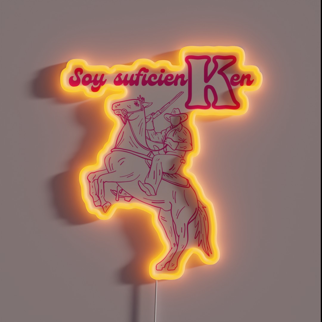 Soy Suficienken Design RGB Neon Sign Soy Suficienken Design RGB Neon Sign