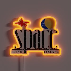 SPACE Ibiza Dance Vintage MODEL Legendary French Touch Discotheque Original HD DESIGN RGB Neon Sign