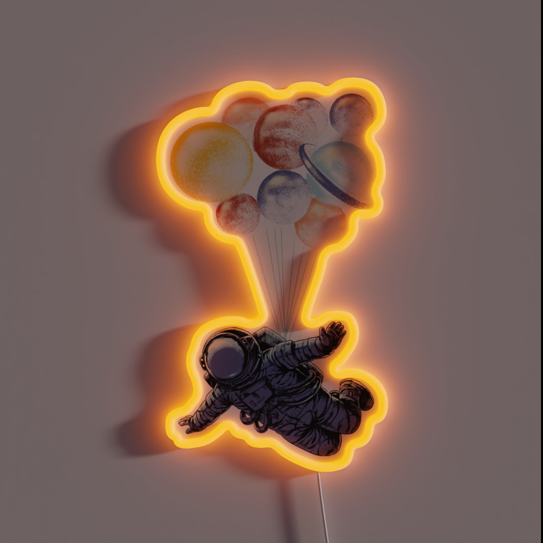 Space Travel RGB Neon Sign Space Travel RGB Neon Sign