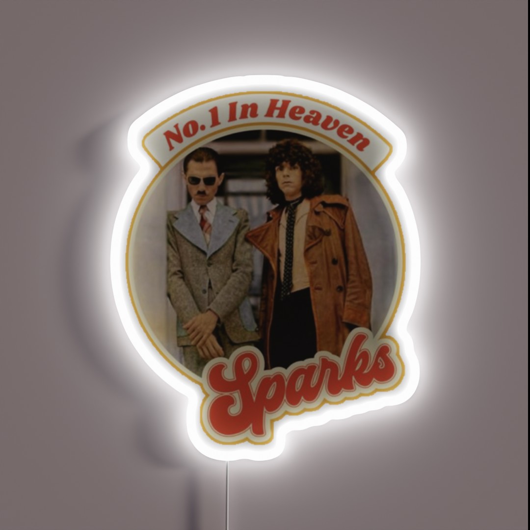 Sparks Band Sparks Brothers Ron Mael RGB Neon Sign Sparks Band Sparks Brothers Ron Mael RGB Neon Sign