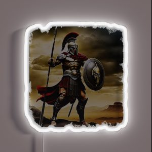 SPARTAN WARRIOR RGB Neon Sign SPARTAN WARRIOR RGB Neon Sign