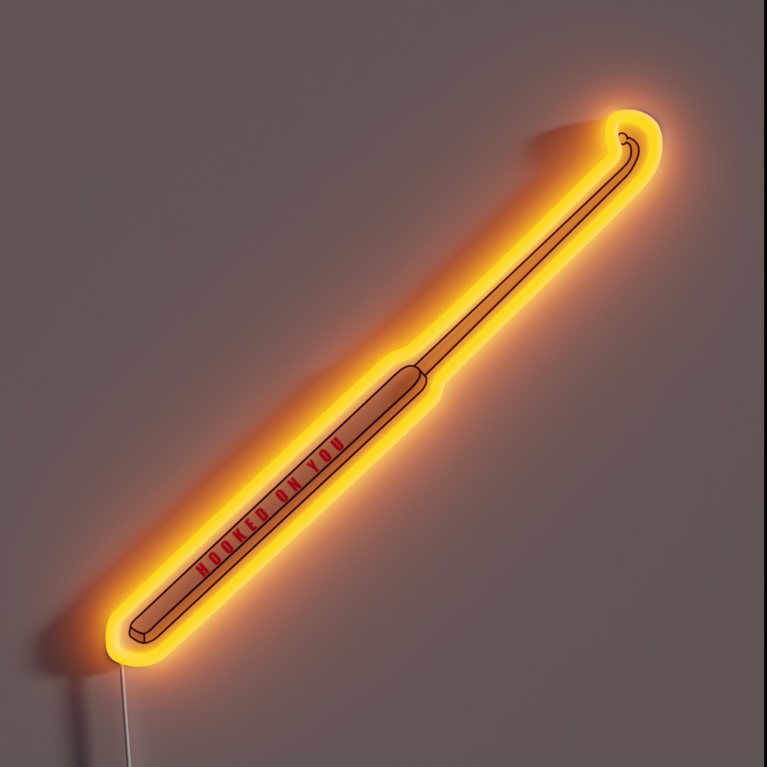 Spay Hooked On You RGB Neon Sign Spay Hooked On You RGB Neon Sign