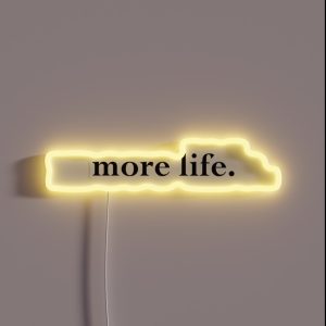 Speak No Evil More Life RGB Neon Sign